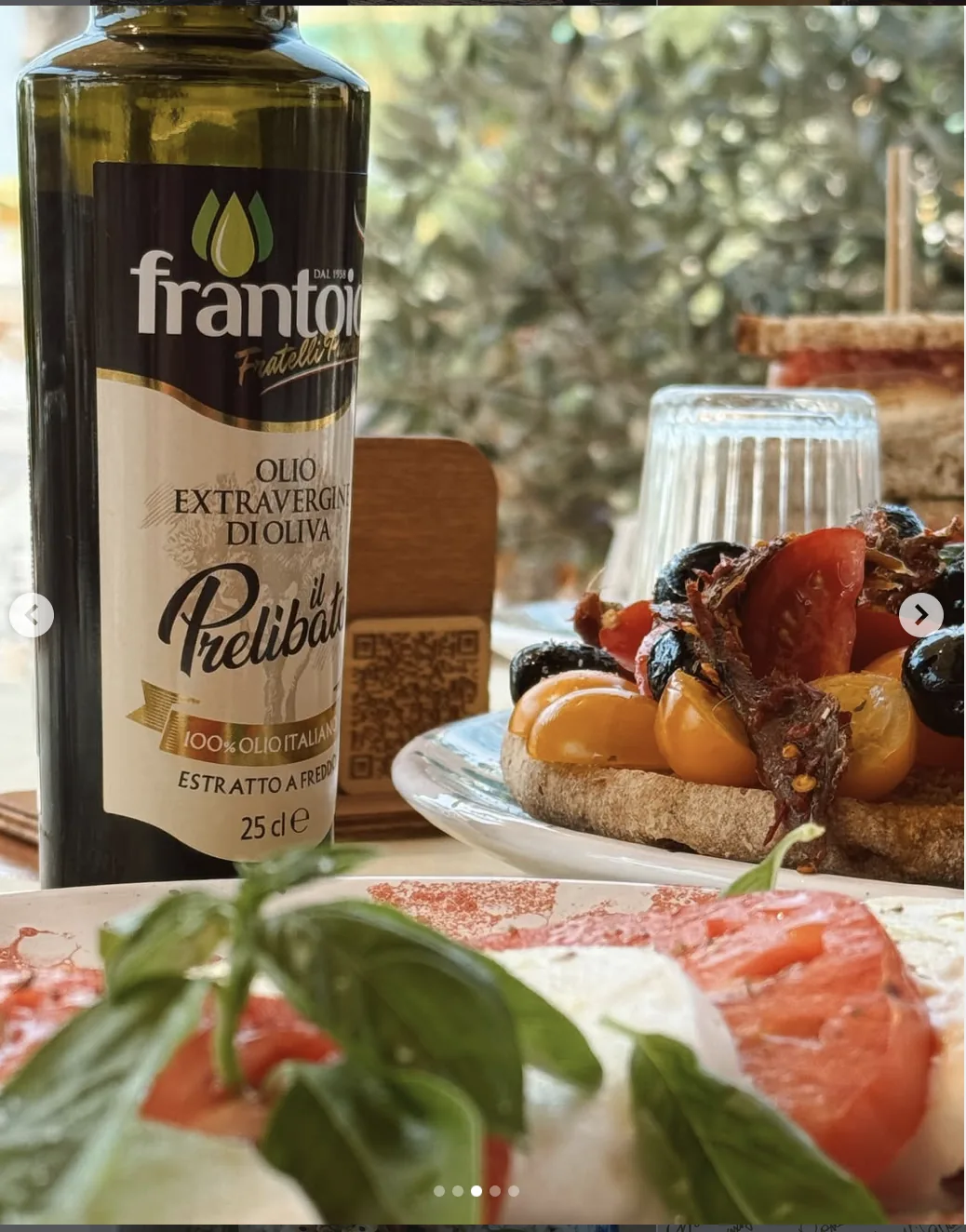 Olio extravergine e bruschetta